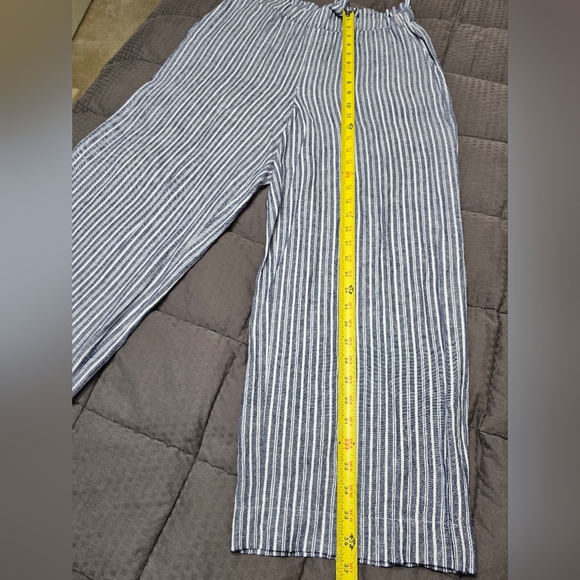 Laundry By Shelli Segal Wide-Leg Linen-Blend Pants Women's Size Medium - Picture 5 of 11